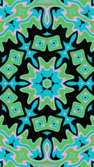 digital art in the form of a kaleidoscope