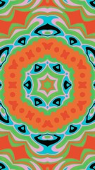 digital art in the form of a kaleidoscope