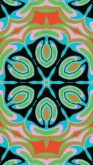 digital art in the form of a kaleidoscope