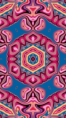 digital art in the form of a kaleidoscope