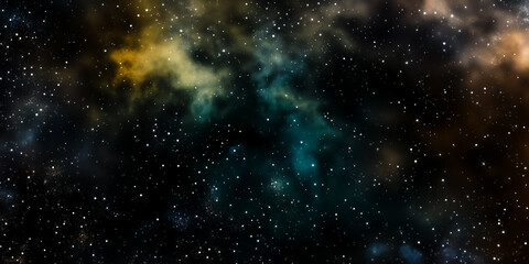 A mesmerizing view of the cosmos filled with stars and colorful nebulae in a vast, dark expanse.