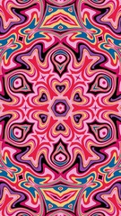 digital art in the form of a kaleidoscope