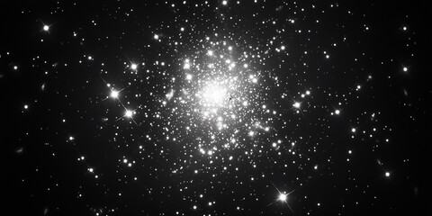A mesmerizing view of stars in a galaxy, showcasing the beauty of the universe and cosmic wonders.