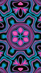 digital art in the form of a kaleidoscope