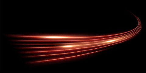 Plakat beautiful light speed line background on black background abstract design vector illustration