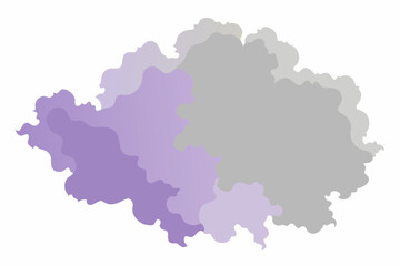 smoky lavender and faded silver alcohol ink 