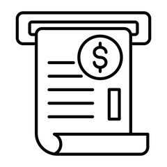 Receipt icon

