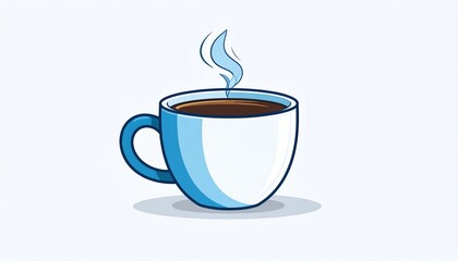 Obraz premium Pixel Art Coffee Cup With Steam