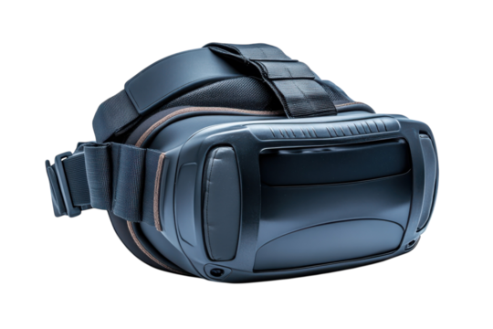 Vr headset on black background