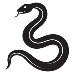 black and white snake