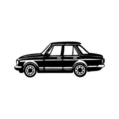 Black   Vehicle Silhouette Symbol Icon  Perfect for Design Projects, Presentations, and Web Use