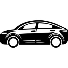 Captivating Black   Vehicle Silhouette Symbol Icon Perfect for Design Projects