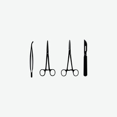 Download a premium collection of Scissors & Tweezers vector graphics, fully editable and perfect for salon, medical, and beauty designs.