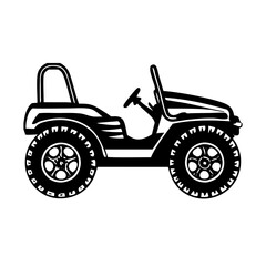 Solid Black   Vehicle Silhouette Symbol Icon Perfect for Presentations, Designs, and Projects