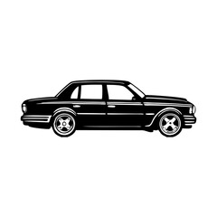 Pure Black Vehicle Silhouette Symbol Icon A Versatile  