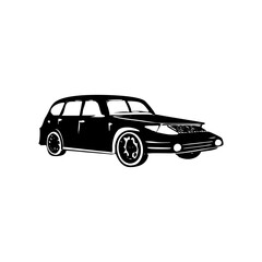 Perfect Black   Vehicle Silhouette Symbol Icon Versatile Texture for Design Projects