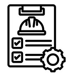 Work Order  Icon Element For Design	