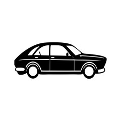 Exceptional Black   Vehicle Silhouette Symbol Icon Perfect for Design Projects