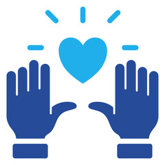 Obraz premium Together Icon Dual Tone Color