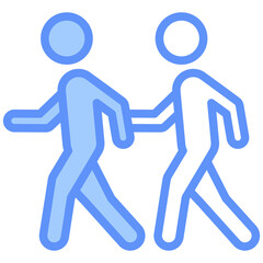 Belonging Icon Outline Blue