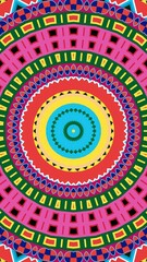 Fototapeta premium mandala motif design, kaleidoscope motif, mandala pattern, kaleidoscope pattern, wallpaper, mandala, kaleidoscope. HD