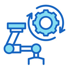 Robotics Automation  Icon Element For Design	