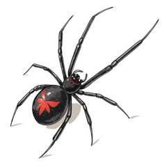 spider on a white background