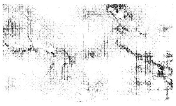 Abstract pixel pattern with chaotic texture, vector illustration, grainy bitmap overlay, halftone dots, glitch art effect, retro gaming background, manga style, pixel graphic design.