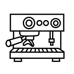 Espresso Machine Icon Minimalist Design Illustration