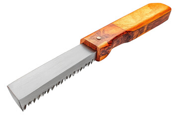 Sharp Tenon Saw Isolated Still Life Woodworking Hand Tools Carpentry Equipment Fine Blades on transparent background