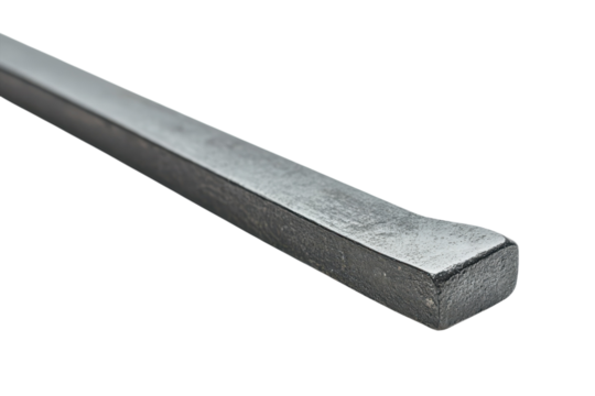 Close up of a Steel Flat Chisel Tool Metalworking Equipment Hand Tools Carpentry Construction on transparent background - Powered by Adobe
