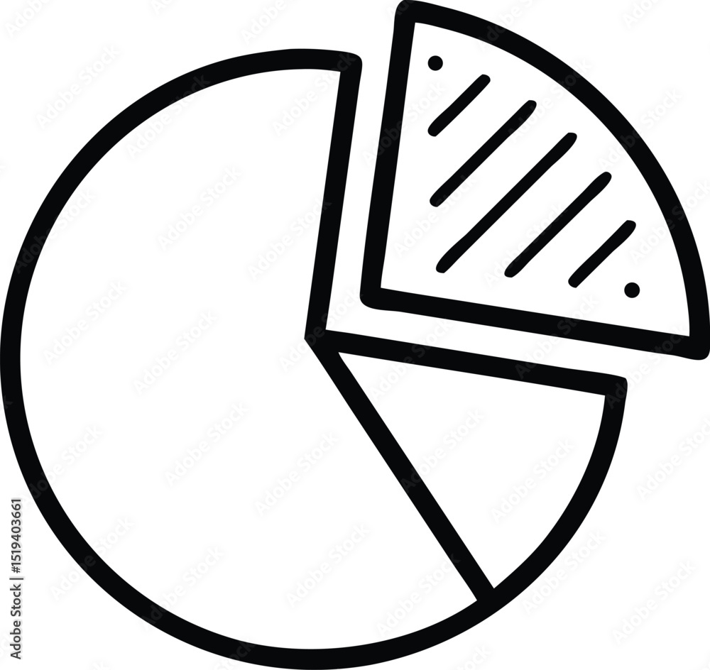 Poster pie chart diagram infographic business graph presentation data analysis report statistic vector desi