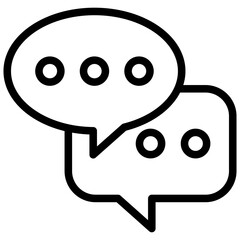 Chat Icon Outline