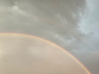 Double Rainbow over Saitama City after Rain
