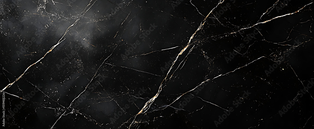 Poster black marble texture background with high resolution, detailed and hyper-realistic. the pattern of t