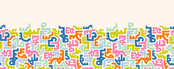 Hand drawn abstract seamless pattern, ethnic inspired background, simple style - great for textiles, banners, wallpapers, wrapping - vector design