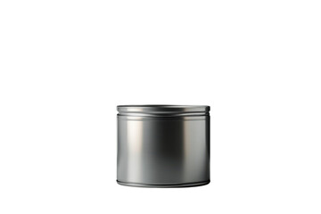 Isolated silver metal can