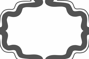 grey frame with a pattern