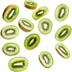 Fototapeta premium kiwi fruit slices