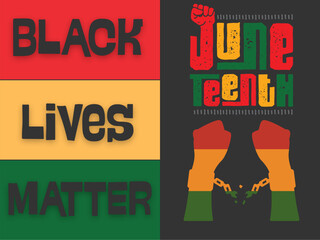 The image promotes the Black Lives Matter (BLM) movement, an international activist movement that originated in the African-American community. BLM campaigns against violence and systemic racism towar