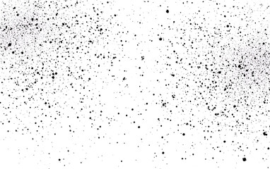 Black and white grainy particle texture, seamless pattern for design elements. White background. Vector illustration. High resolution, high detail, highly detailed, sharp focus, full HD, digital art.