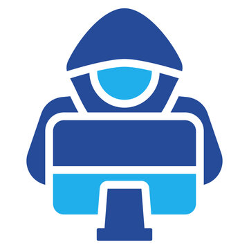 Hacker Icon Dual Tone Color