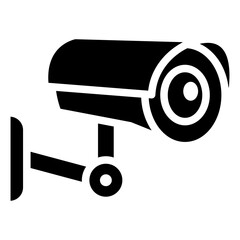 Surveillance Icon Black Solid