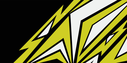 Car pattern graphic vector with exclusive colors. Abstract grunge background design for vehicle vinyl wrap and sports car, racing car, modern.