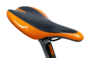 Obraz premium Bike seat orange and black