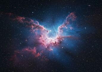 bird nebula cosmic art