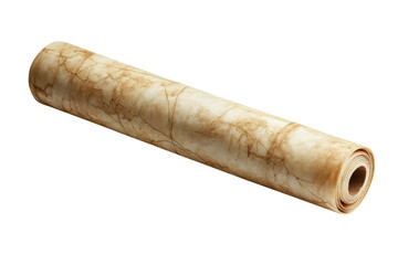 Rolled parchment on black