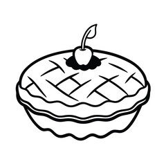 American Apple Pie with Rustic Crust and Cinnamon