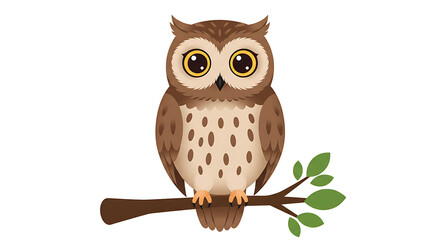 Animal ilustration simple flat vector in white background for design 