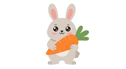 Obraz premium Animal ilustration simple flat vector in white background for design 